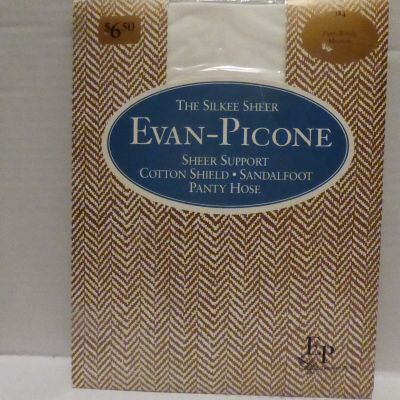 Vintage Evan - Picone Sheer Support Pantyhose size Medium Paris White