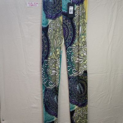 Yelete Style 827PT064 Multicolored Leggings Size M/L