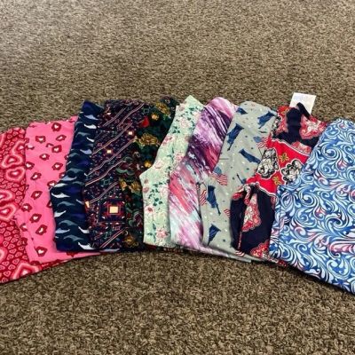 Lularoe NWT bundle Of 10 Pairs Of Leggings One Size