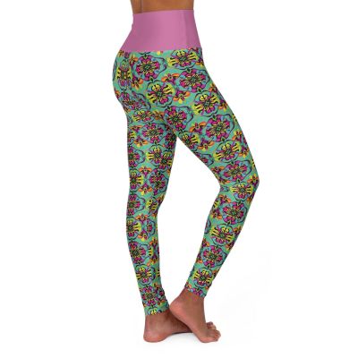 High Waisted Yoga Leggings – NeatBids Custom Design 39