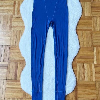 SKIMS Woman thermal style leggings Pants size small blue