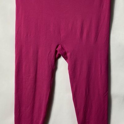 Dots Women Leggings Size 2X Pink