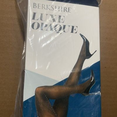 Berkshire Luxe Opaque Black Tights Control Top SIZE TALL