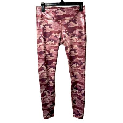 FABLETICS Powerhold Pink Camo Workout Yoga Pilates Leggings Women Size Small