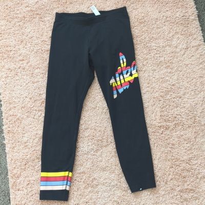 Nike Rainbow Cropped Exercise Sports Yoga Leggings M