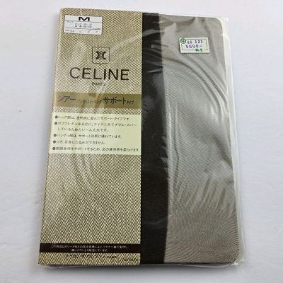 Vintage Celine Paris Sheer Nylon Support Pantyhose Color 34 Japan Size M