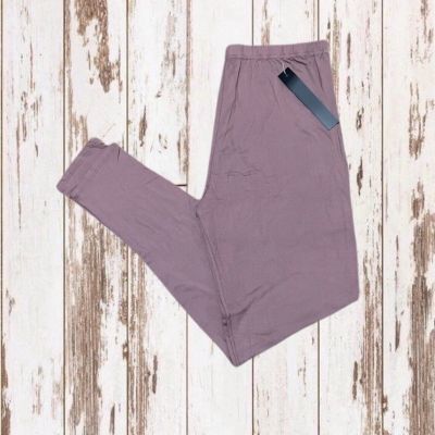 Women’s Leggings Depot Plus Size 1X-2X Mauve NWT Extra Stretchy Buttery Soft