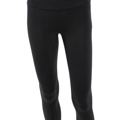 Lululemon Womens High Rise Stretch Knit Athletic Cropped Leggings Black Size 2