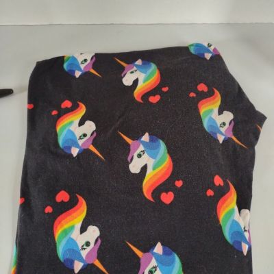 Leggings For Women. Size 3x-5x. Unicorn Print