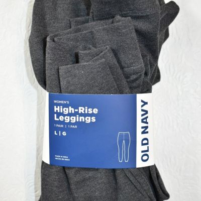 Old Navy High Rise Leggings Size Large  Gray Women's New