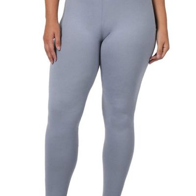 ZENANA Plus Size Full-Length Yoga Leggings Brushed DTY Microfiber