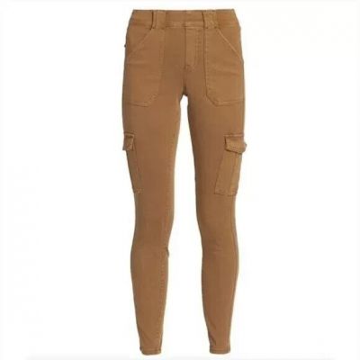 NEW Spanx Stretch Twill Ankle Cargo Pant in Acorn - Size 1X #1797