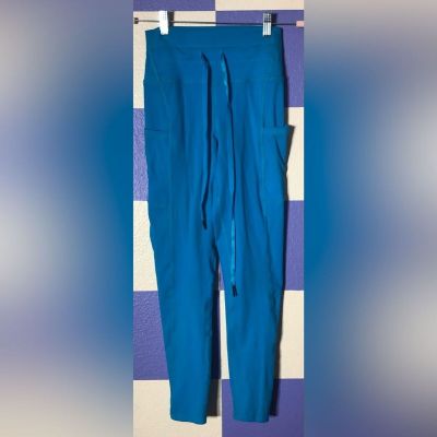 NWOT Electric & Rose Bright Blue Lennox Leggings with Pockets - Size S