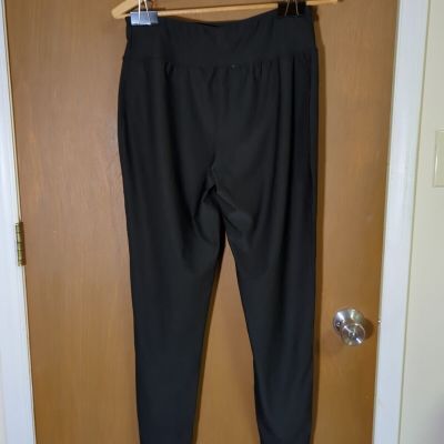 K. Jordan Womens Leggings Black Elastic Waist Pull On Compression Plus Size 1X