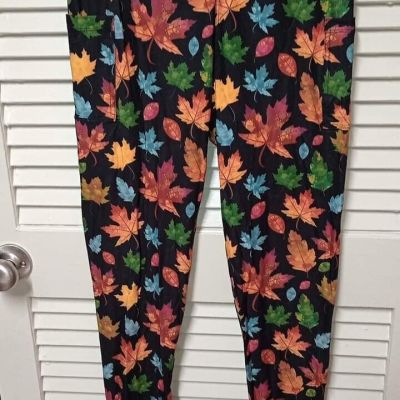 Womens Wide Band Leggings Plus Size 14-22 Nwt