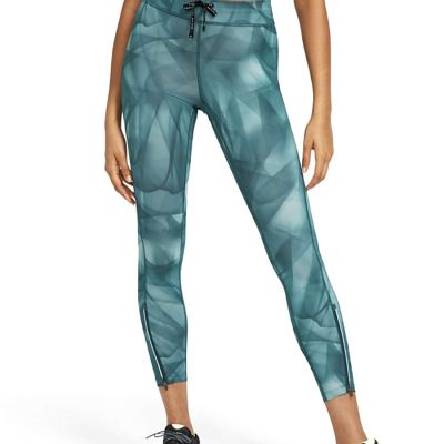 Nike Women's Run Division Epic Faster XS Dark Teal Leggings CZ9236 Nwt